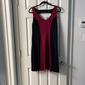 Black and red dress